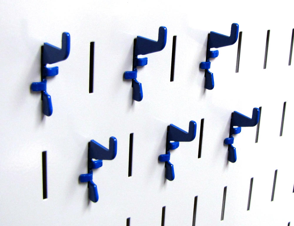 Standard Slotted Hook (6) Pack - 7/8in Reach - 10-HS-001
