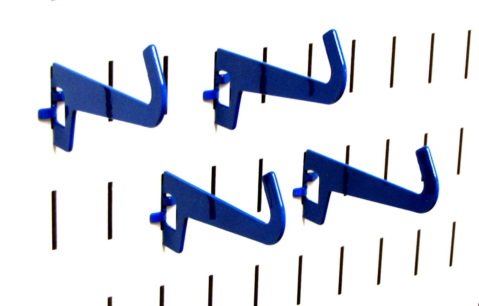 Curved Tip Slotted Pegboard Hook (4) Pack - 3-1/2 Reach - 10-HZ-103
