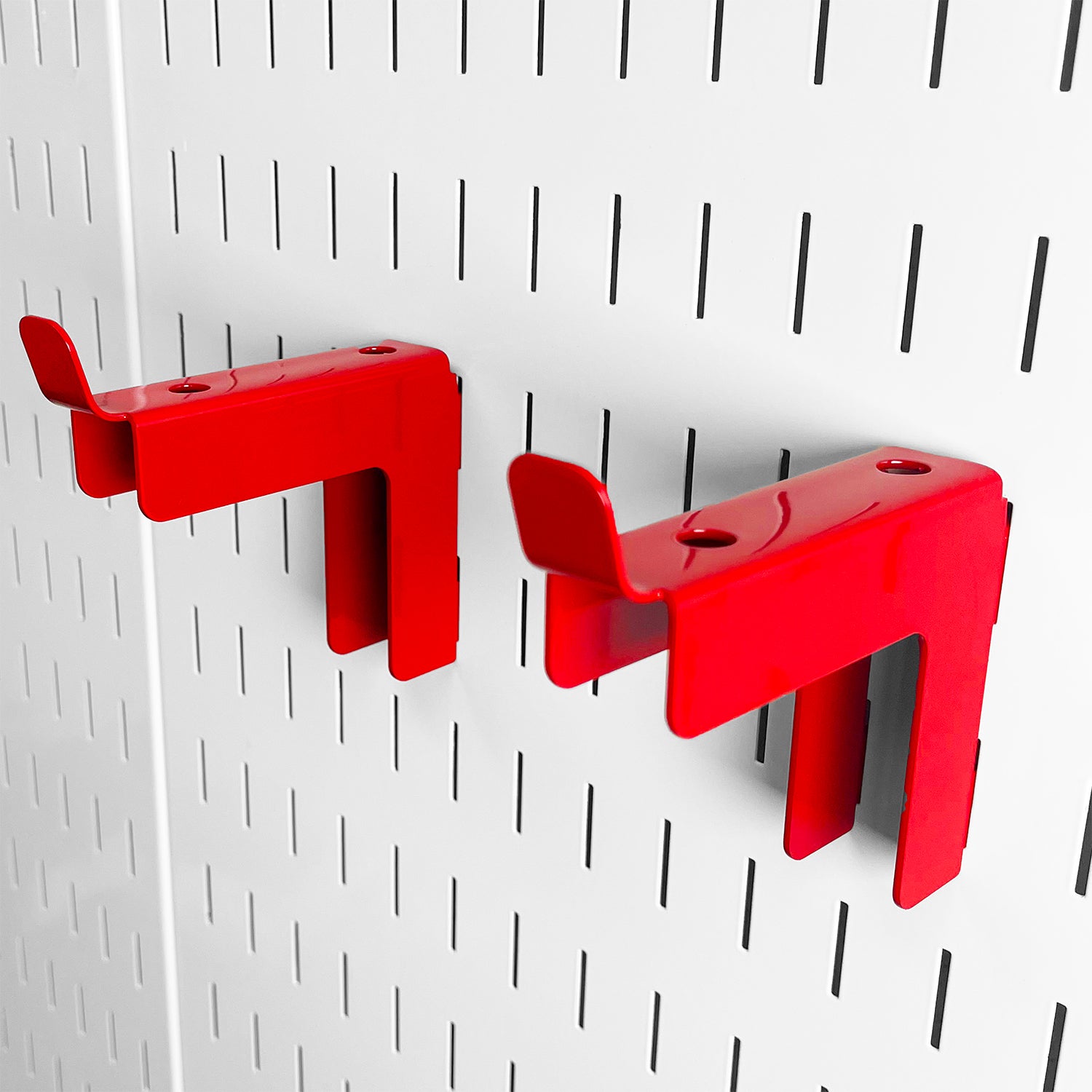 4in Short Stout Sturdy Heavy Load Pegboard Wall Hook Pair - 10-SAS-0104