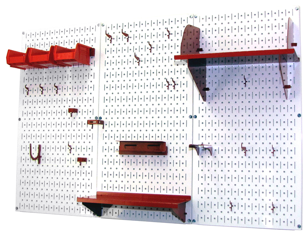 4ft Metal Pegboard Premium Tool Storage Kit - Toolboard with Hooks