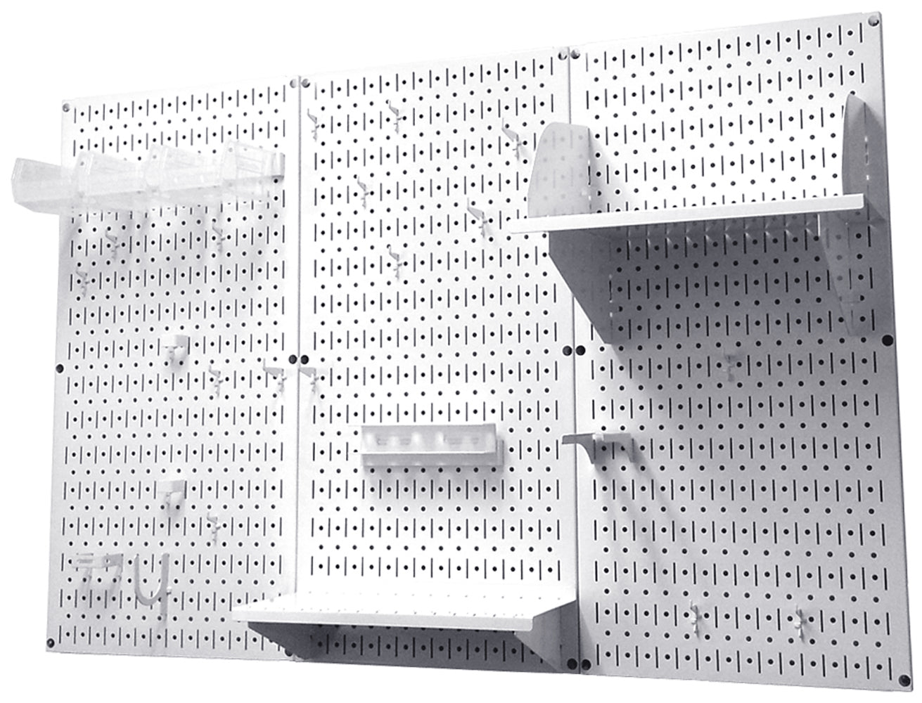 4ft Metal Pegboard Premium Tool Storage Kit - Toolboard with Hooks