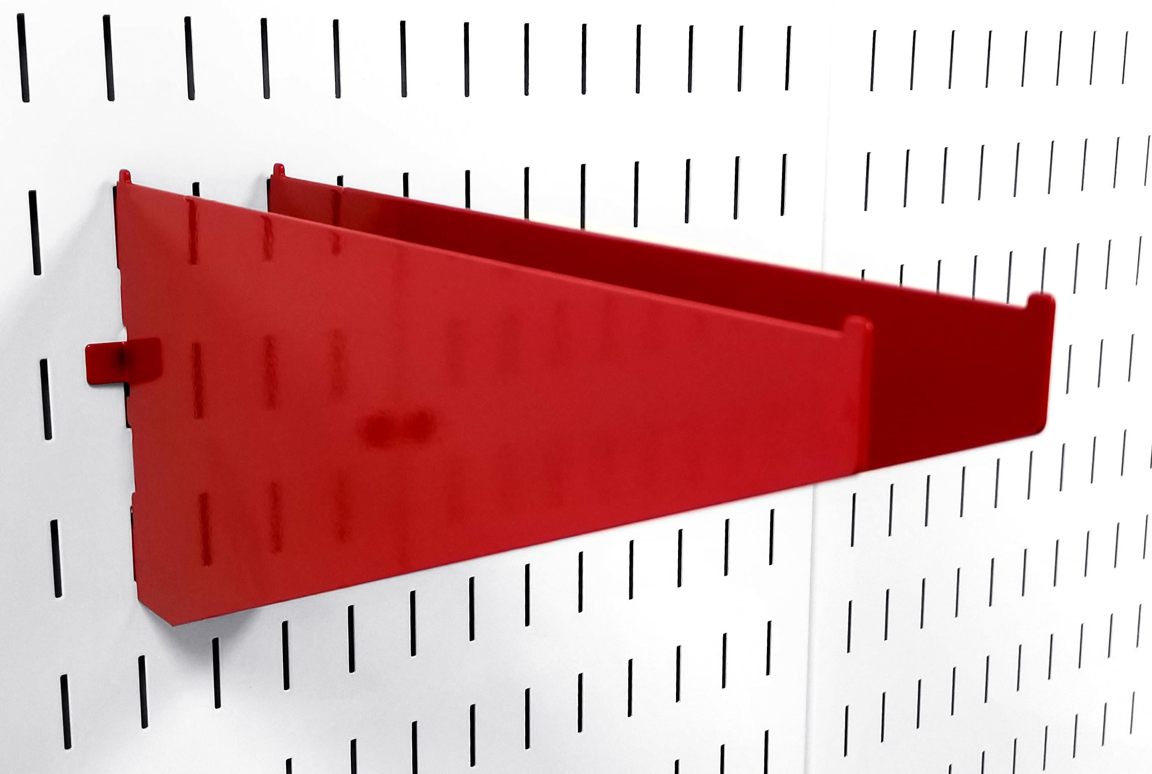 Pegboard Shelf Brackets & Clamp Rack Brackets for Wall Storage - 4 to 12 Inch Shelf Bracket Pair & Clamp Bracket Pair
