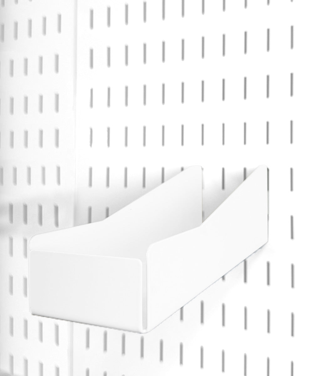 Wall Control White Slimline 11in One Piece Shelf