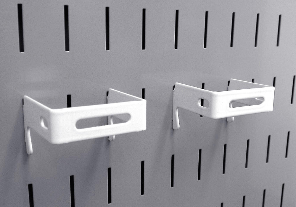 C Shaped Pegboard Bracket for Wall Control Peg Boards