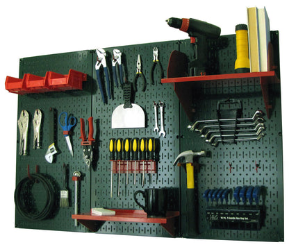 4ft Metal Pegboard Premium Tool Storage Kit - Toolboard with Hooks