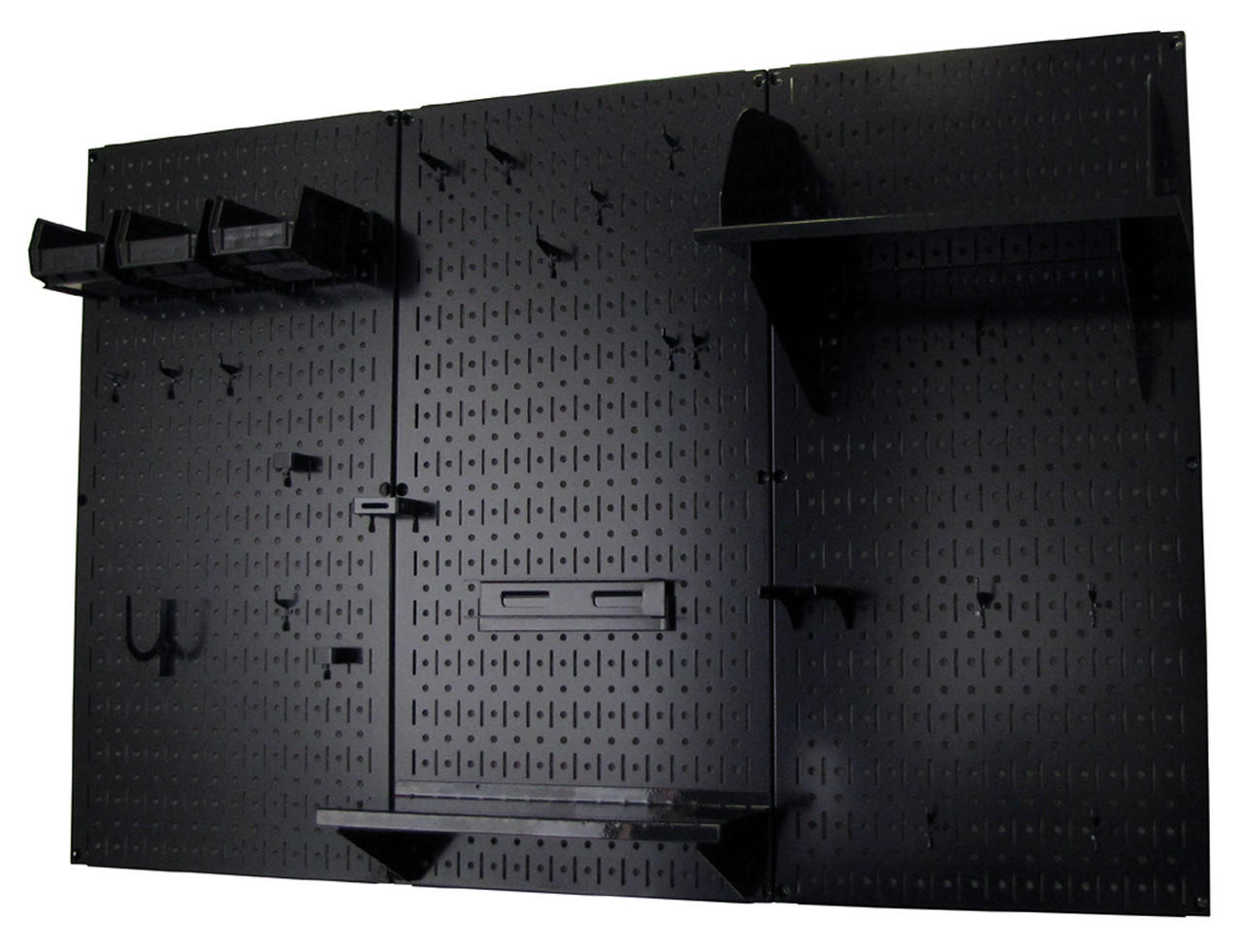 Wall Control Pegboard Tool Organizer in Black Peg Boards