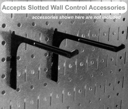 Gold Brushed Bronze Wall Control Panels Accept Slotted Wall Control Accessories