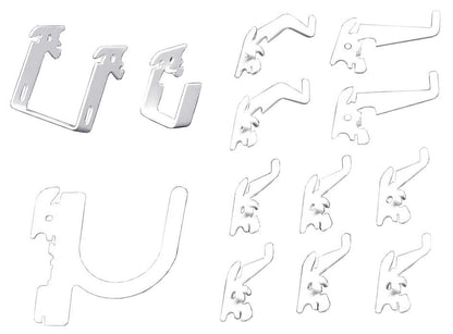 Slotted Pegboard Hook Pack