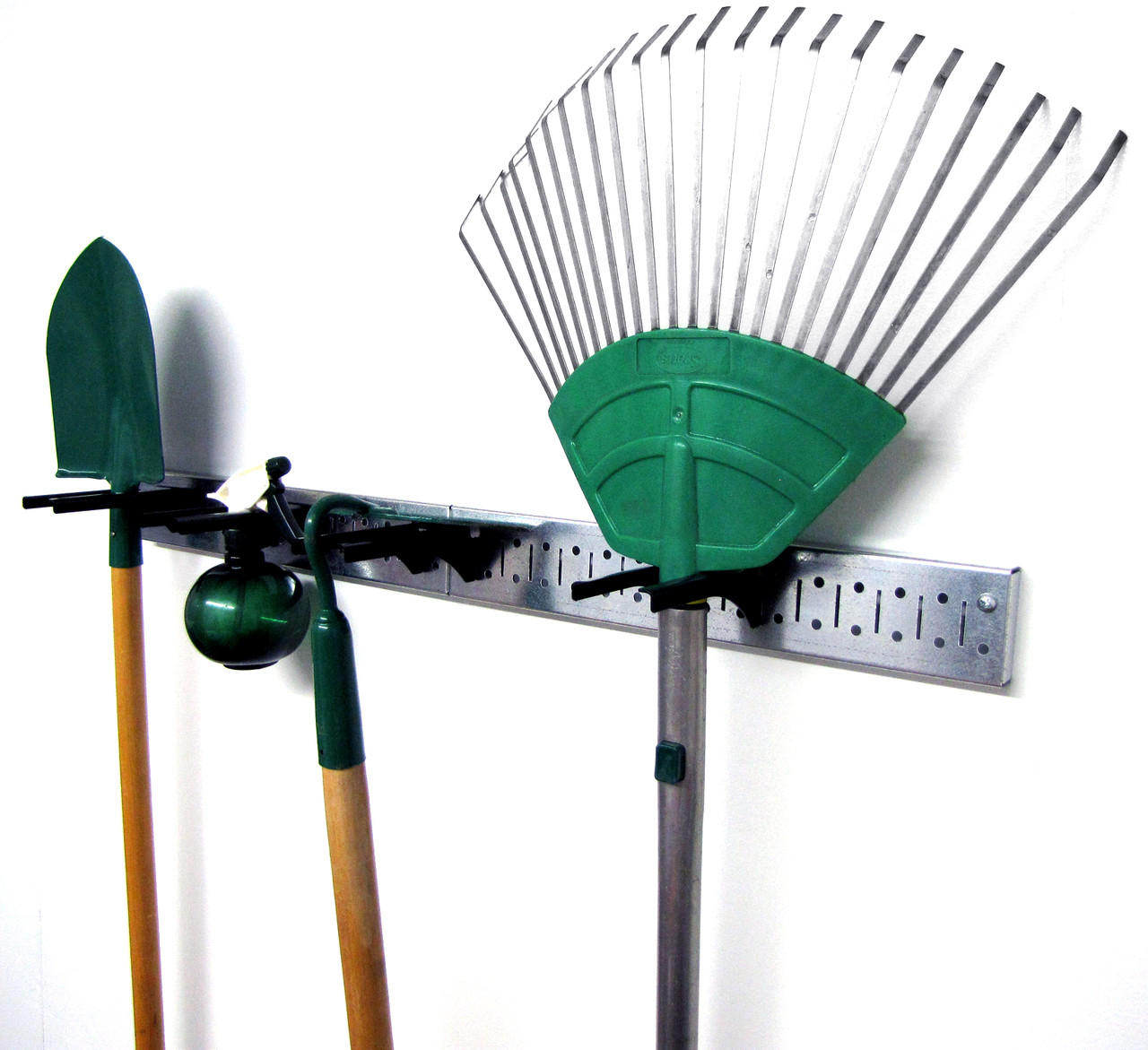 Garden Tool Pegboard Rack Peg Board Rail Organizer
